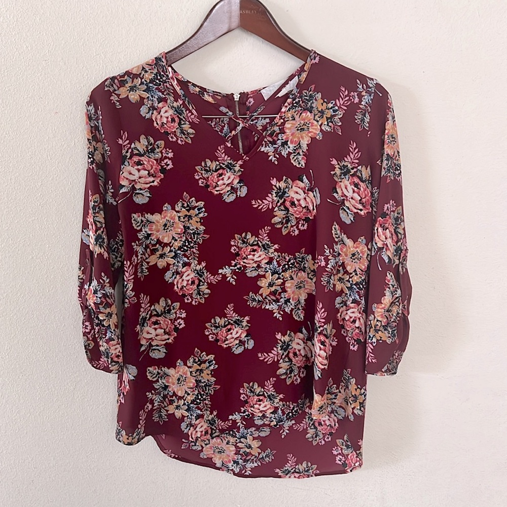Pink Republic Floral Top